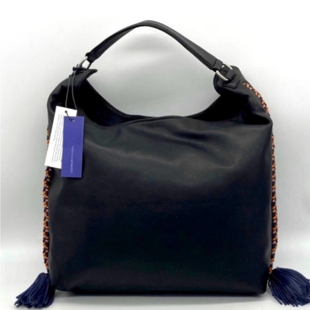NWT Rebecca Minkoff Black Leather Chase Hobo
